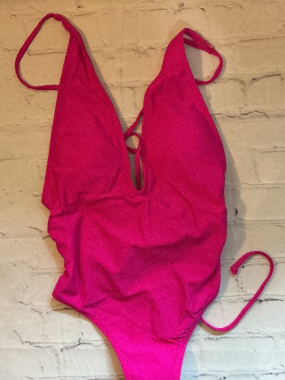 CUPSHE One-Piece Pink Bathing Suit